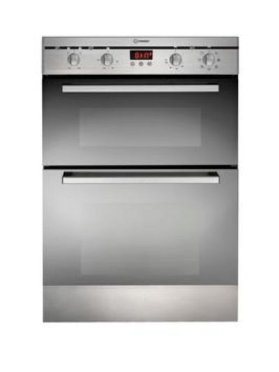Indesit Fimde23Ixs Built-In Double Electric Oven - Stainless Steel